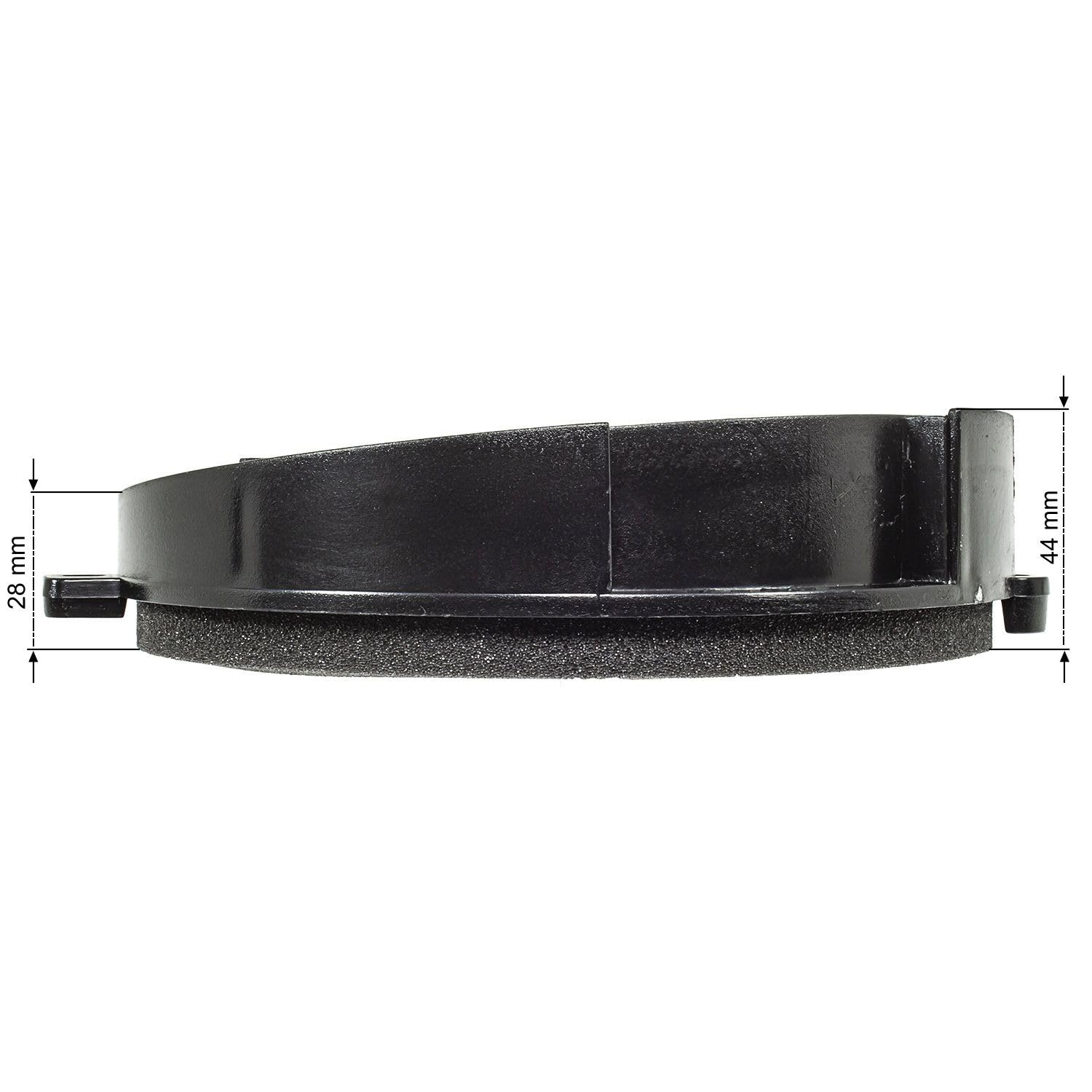 tomzz Audio 2834-008 Anneaux de Haut-parleurs Adaptateurs Supports compatibles avec Mercedes Classe C W202 Porte Avant pour Haut-parleurs DIN 165mm