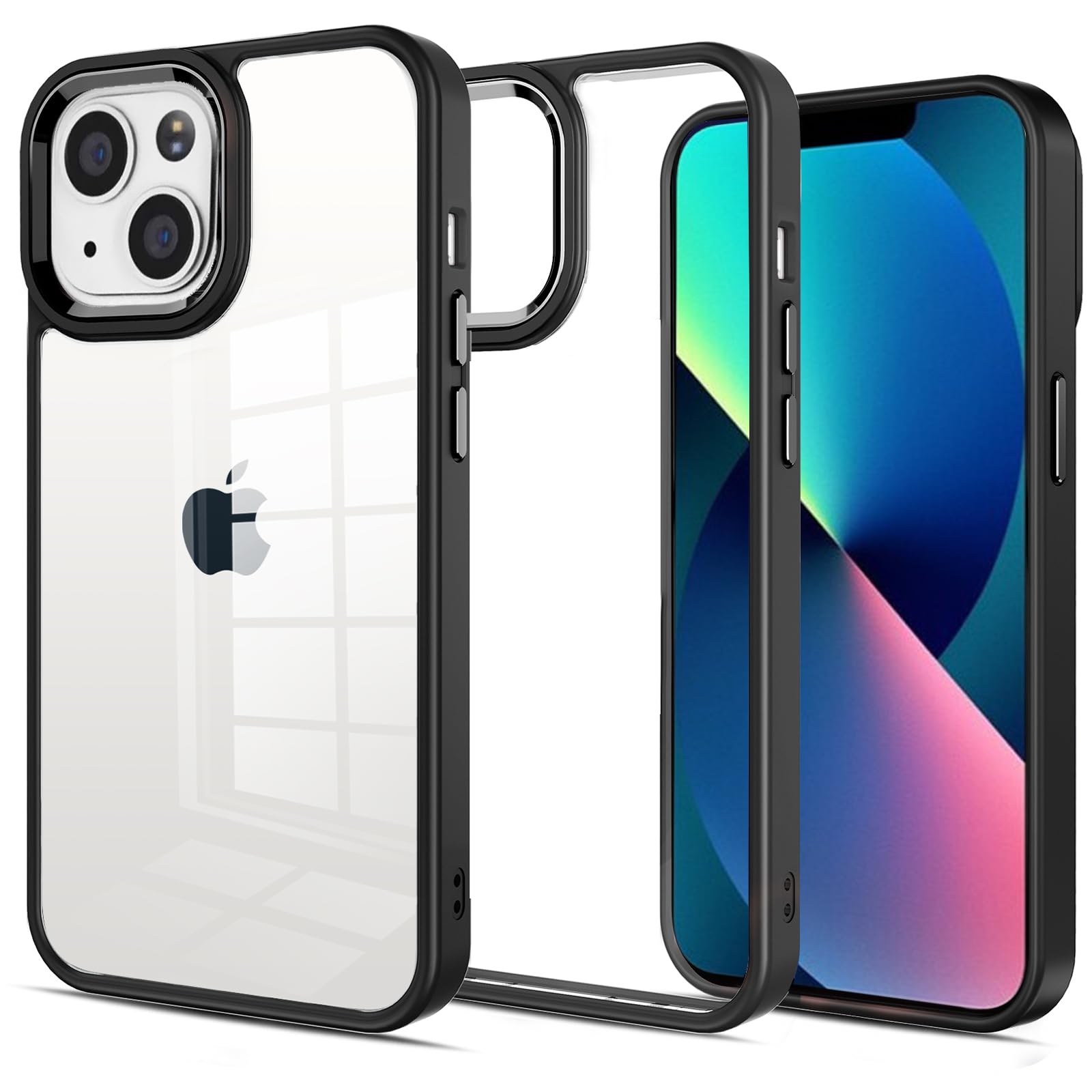 ao様　iPhone13 Amazon.co.jp: iPhone 13 用 ケース カバー 背面クリア 耐衝撃