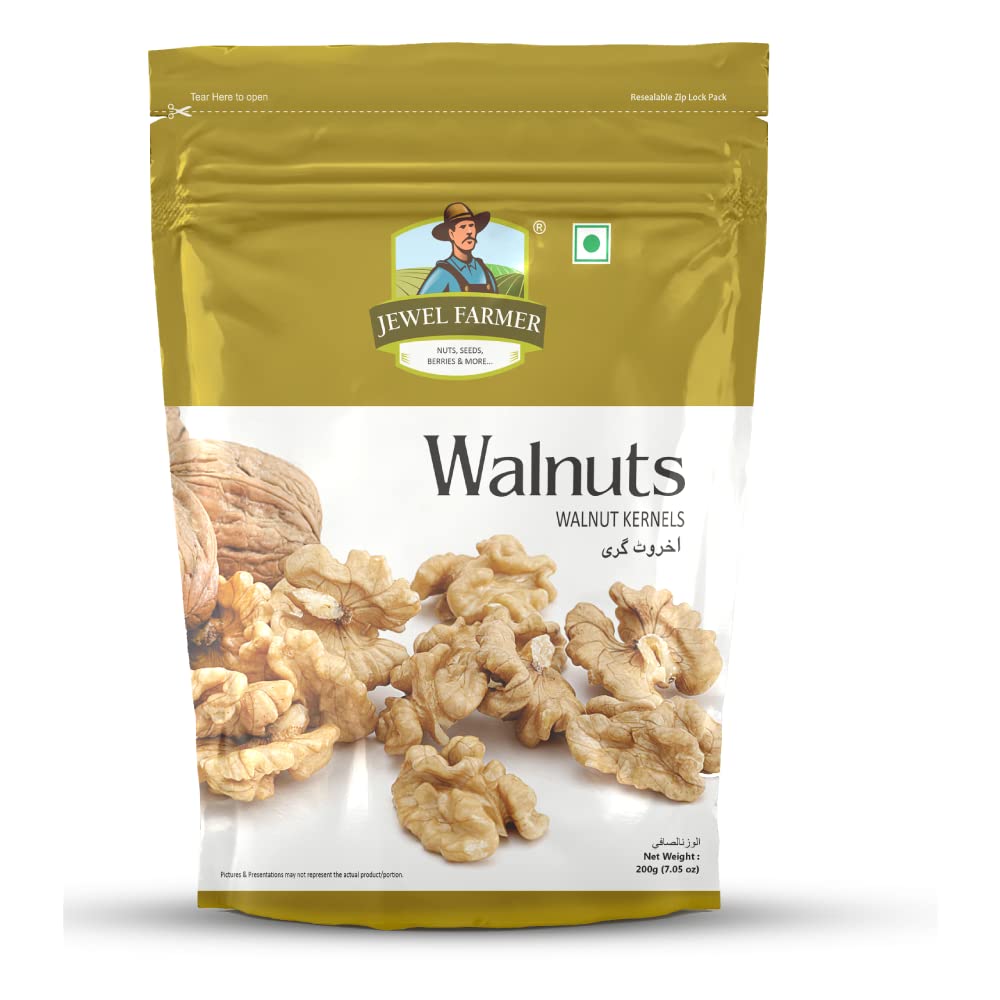 See full amazon price history chart for JEWEL FARMER Walnut Kernels with 100% Natural Taste Rich in Antioxidants & Vitamins Improve Brain Health Healthy Snacks (200g) JEWEL FARMER Walnut Kernels with 100% Natural Taste Rich in Antioxidants & Vitamins Improve Brain Health Healthy Snacks (200g) (B0C49711TJ) Amazon Price History, Amazon Price Tracker