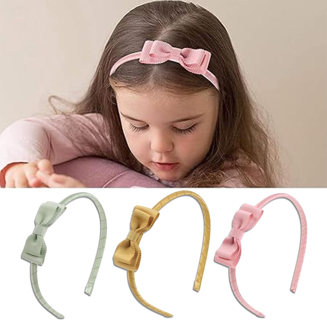 Clip per capelli a fiocco - Buttercup Gingham Twisty