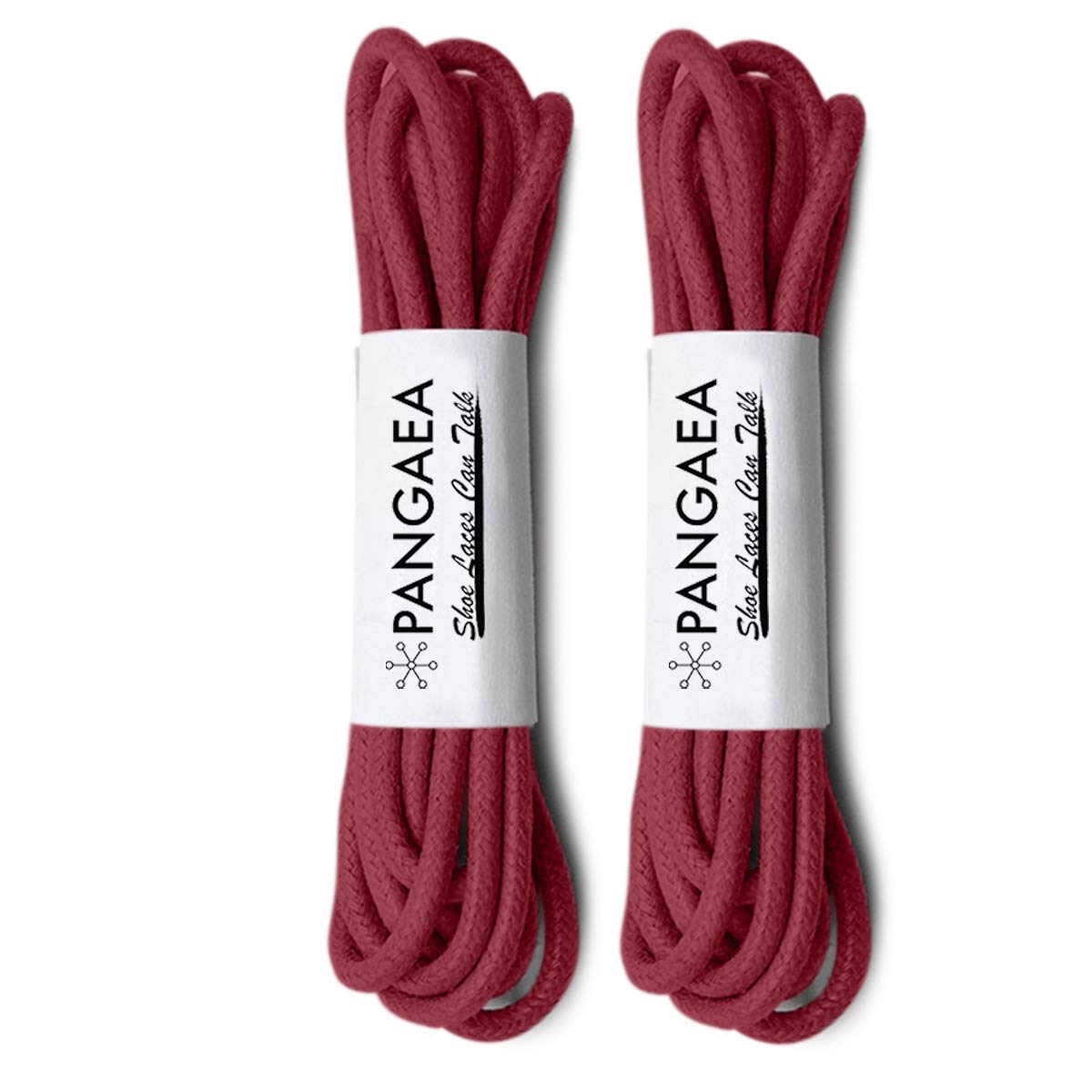 [4 Laces] 2-Pair Pack Waxed Round Oxford Shoe Laces for Dress Shoes Chukka 3/32Inch Thin