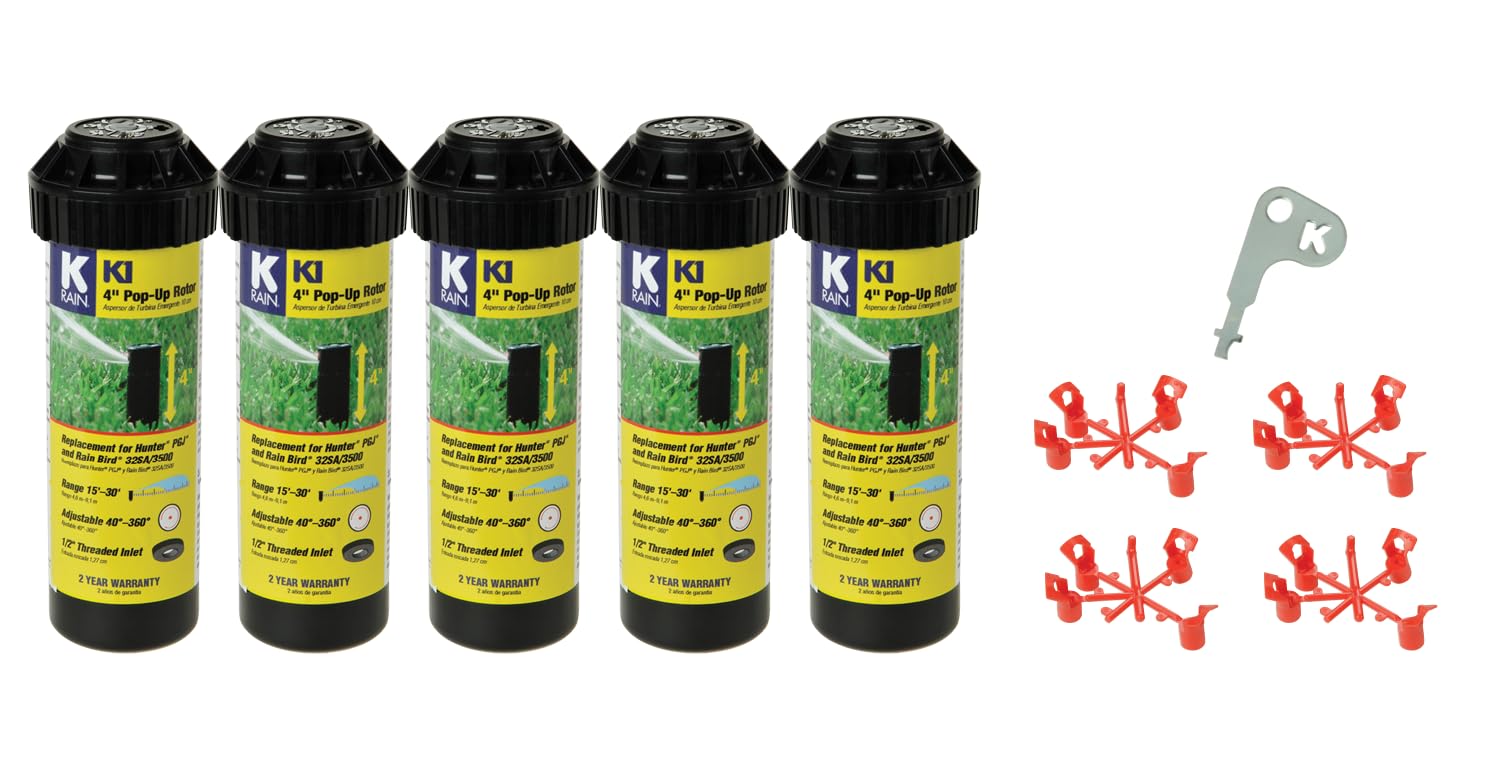 K-Rain K1 5-Pack with Install Kit