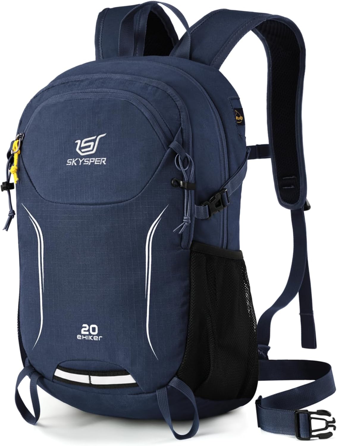 SKYSPER Recycled Hiking Backpack 20L Lightweight Travel Rucksack Breathable Walking Daypack for Trekking Camping Daytrip SKYSPER Recycled Hiking Backpack 20L Lightweight Travel Rucksack Breathable Walking Daypack for Trekking Camping Daytrip