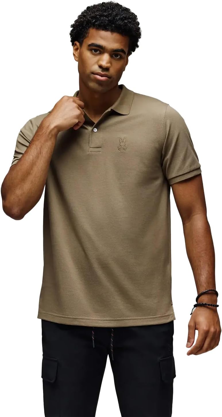 Psycho Bunny Mens James Pique Polo