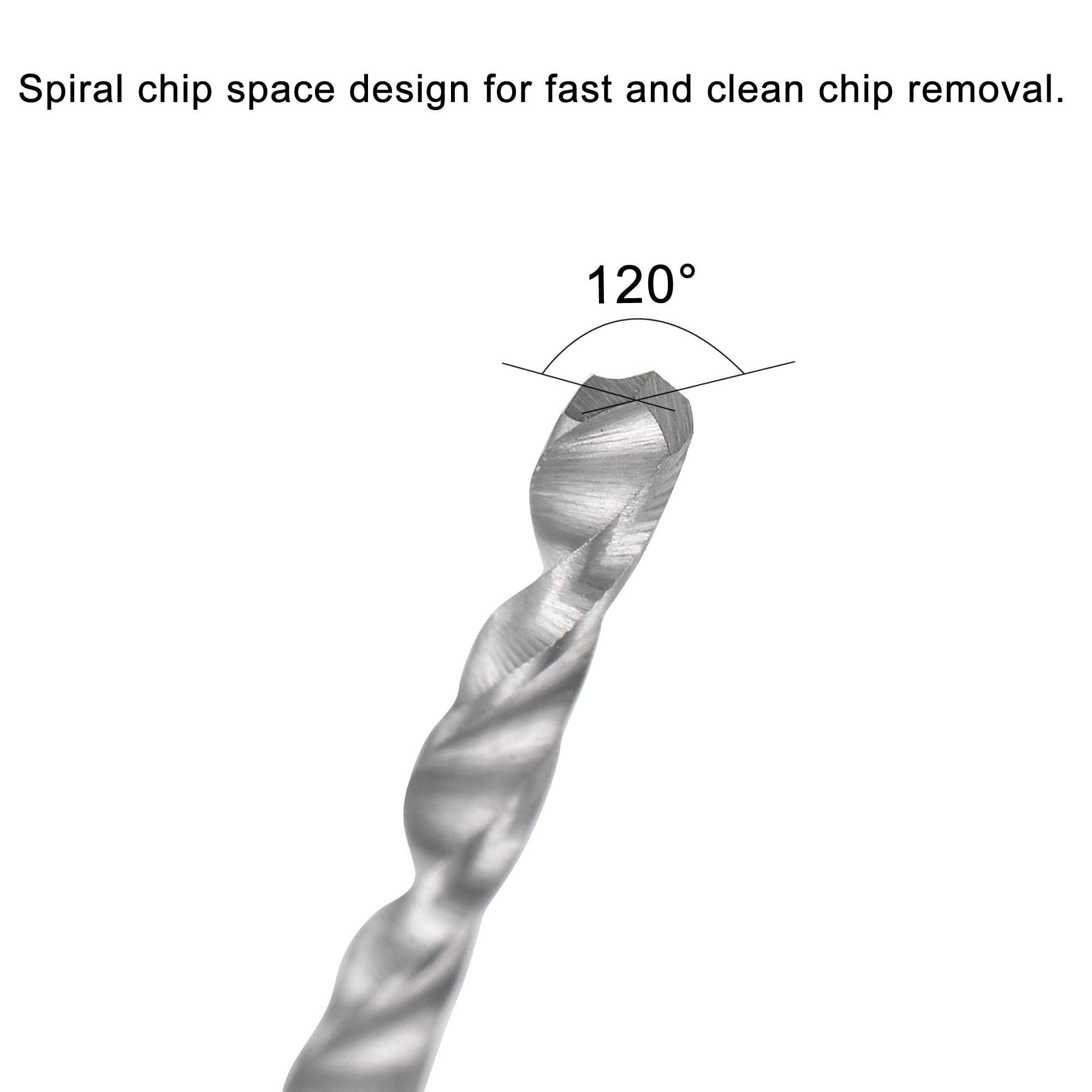 Sourcing Map Carbure Forets Hélicoïdaux 4,2mm Métrique