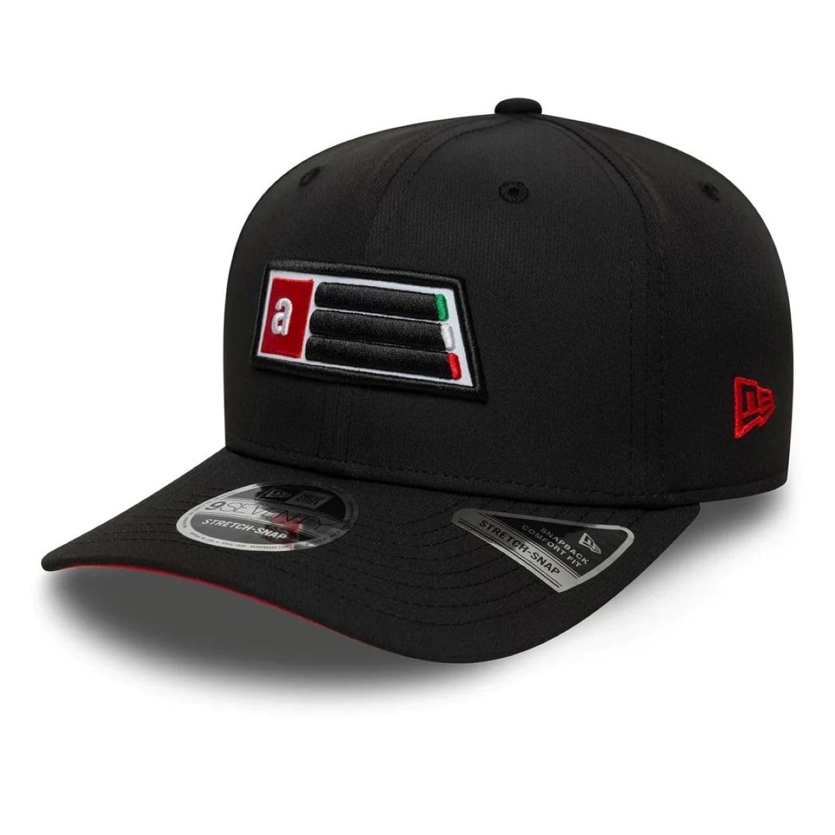 Aprilia 9SEVENTY Stretch Snap Cap Adult Patch One Size Black