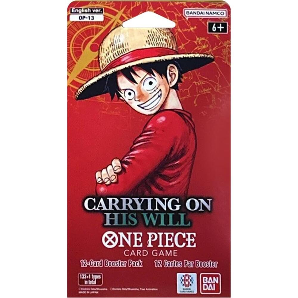 One Piece TCG: Carrying on His Will Sleeved Booster Pack (OP-13