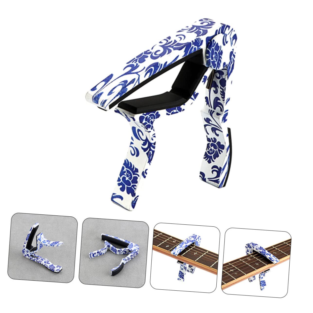 Kisangel 4 Piezas Cejilla De Guitarra Cejilla De Acordes Accesorio De Guitarra Abrazadera Accesorios Guitarras Guitarra Cejilla Guitarra Capo Acústica Cejillas Bajo Metal