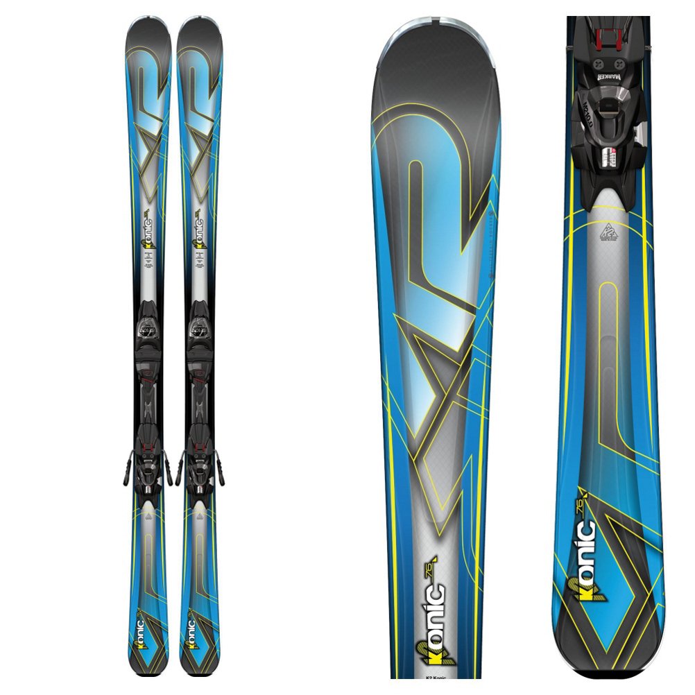 K2 Konic 76: Ski & Binding Package (170 cm) Sports, Fitness & Outdoors