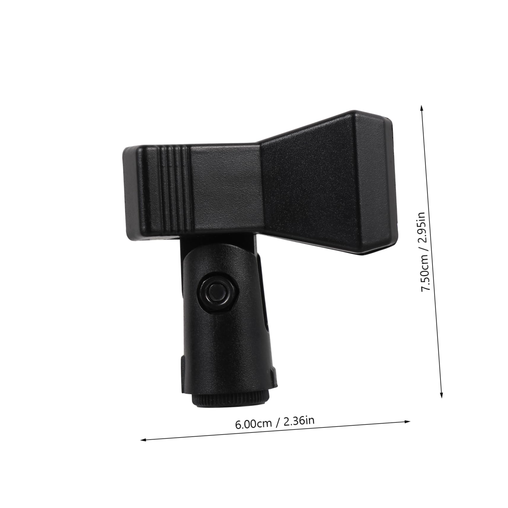 Milisten Desk Clip Mic Stand Accessory Microphone Holder 3/8 Inch 5/8 Inch Adapter Easy Adjustment