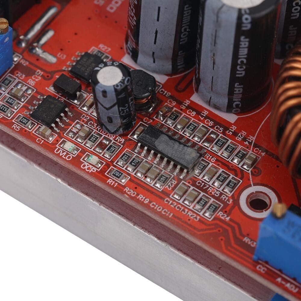 Aideepen 1200W 20A DC-DC Boost Converter, Aufwärtswandler Konstante Stromversorgungsmodul 10,5-60V bis 12V-80V