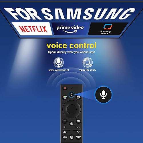 Miniatura 2 de BN59-01357A reemplazo de control remoto por voz, para Samsung Smart Bluetooth el marco QLED 4K 8K Smart TV QLED Series Q60A Q70A Q80A QN85A QN90A