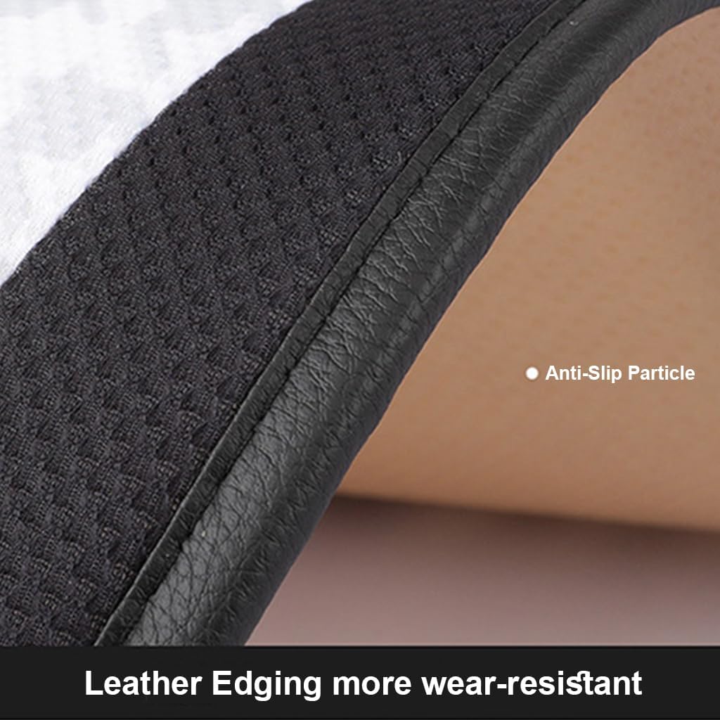 Houndstooth Car Seat Cover for Car, 7PC Universal Auto Seat Covers for Cars SUV, Automotive Seat Covers for Women Men Interior, Easy to Install Car Seat Protector Accessories Car Seat Cushion