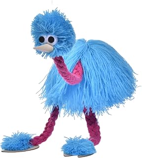 Crudos para marionetas de avestruz, marionetas de Encaje de mar, con Cordón de títere, Roscos Áspero de Encaje Adorable
