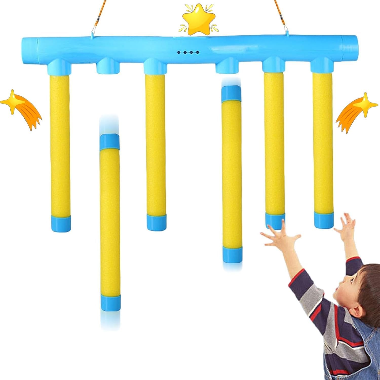 Reflex Drop Sticks Challenge Game, Hand Eye Coordination Training Toy, Reaction Time Training, Hand Speed Challenge Games, Adjustable Speed Catching