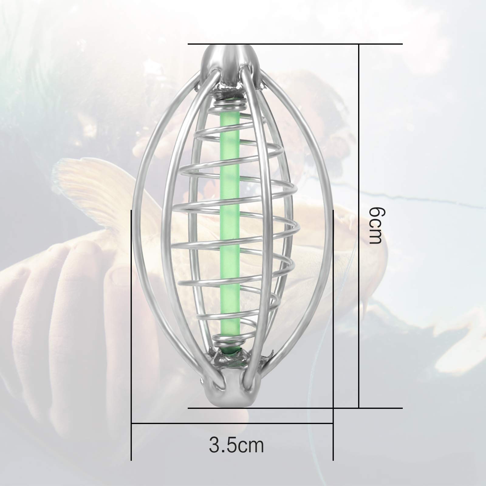 Lot De 15 Feeder Méthode Pêche Acier Inoxydable - 5cm, 6cm, 7cm Avec Ressort - Appâts Pêche