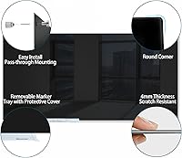 Vista 53 de J&J worldwide Glass Whiteboard Yearly Calendar - 35" X 47" Large Wall Whitrboard - White Board Dry Erase Planner for Wall Home, School, Office