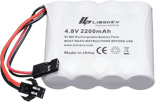 Miniatura 4 de Batería NiMH Receiver RX con enchufe Hitec y SM-2P 4.8V 2200mAh batería recargable para receptores RC, aviones RC, coche RC