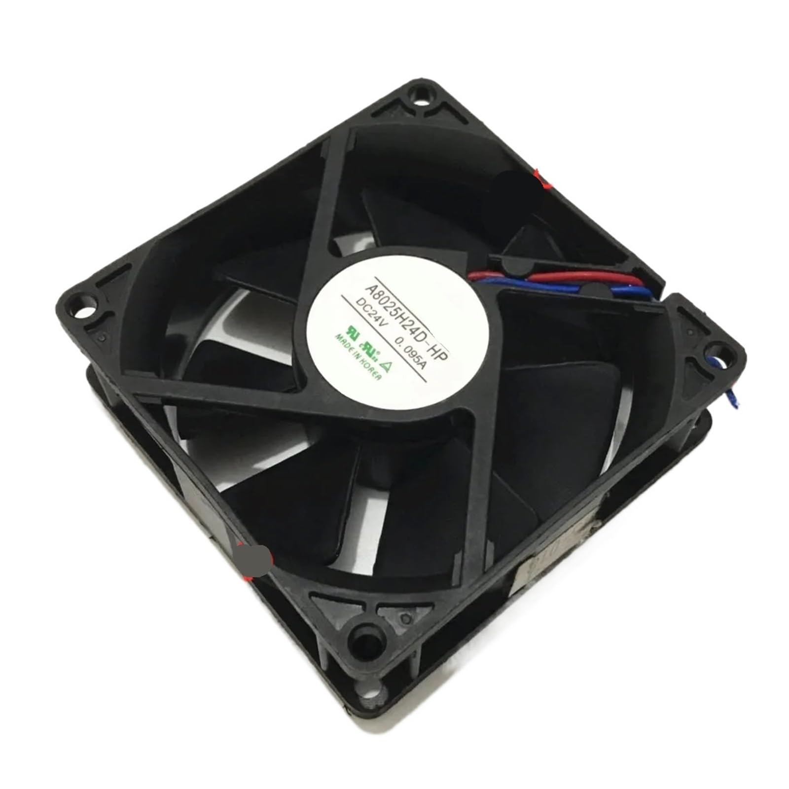 UITGVDQAT A8025H24D-HP DC 24V 0.095A 80X80X25mm 2-Wire Server Cooling Fan