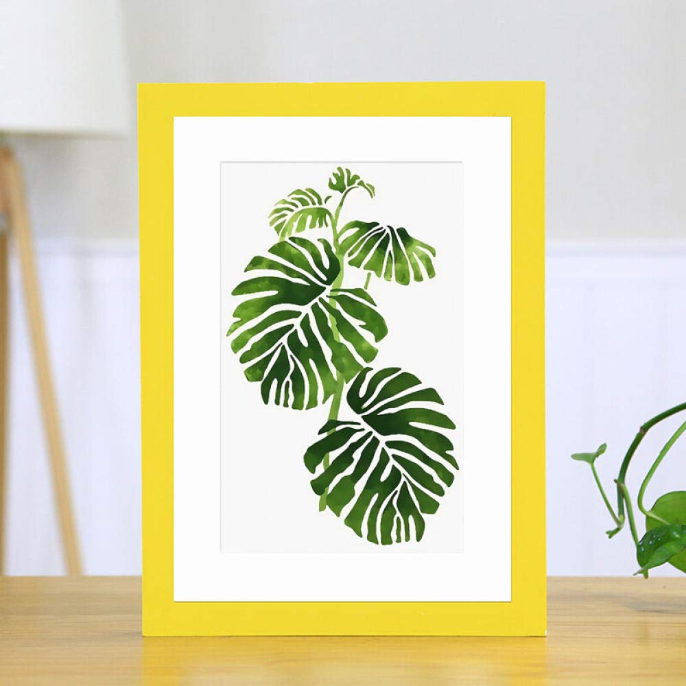 Bilderrahmen Personalisiertes Geschenk Eine Vielzahl Von Stilen Gelbe Wand 27,9 × 35,5cm