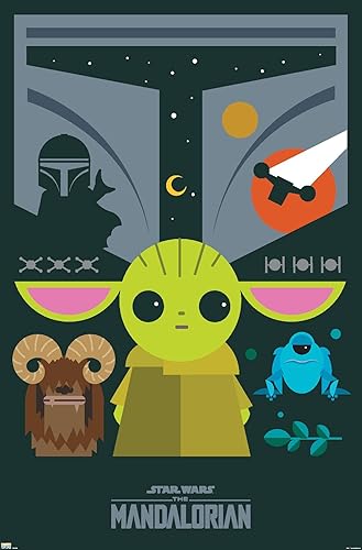 Miniatura 1 de Trends International 24X36 Star Wars The Mandalorian - Geo Pop Group Wall Poster