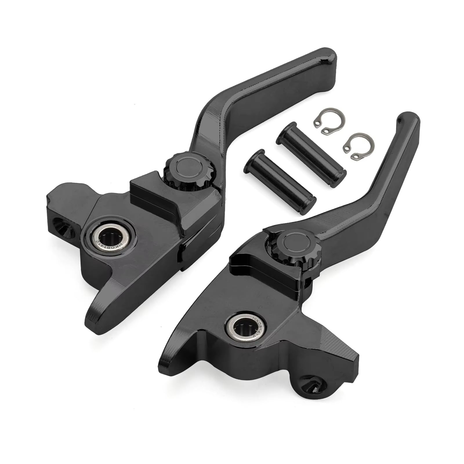 Beizhengbhd One Color Clutch Lever Handlebar Motorcycle Clutch For Touring For Road King For Electra Glide Street 2017-2020(Black-Short)