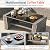 Wisteria Lane Patio Furniture Set, 5 Pieces Wicker Outdoor Furniture for All Weather, Patio Sofa with High Backrest Support and Wide Armrest for Backyard, Balcony, Deck, Porch, Ash Gray
