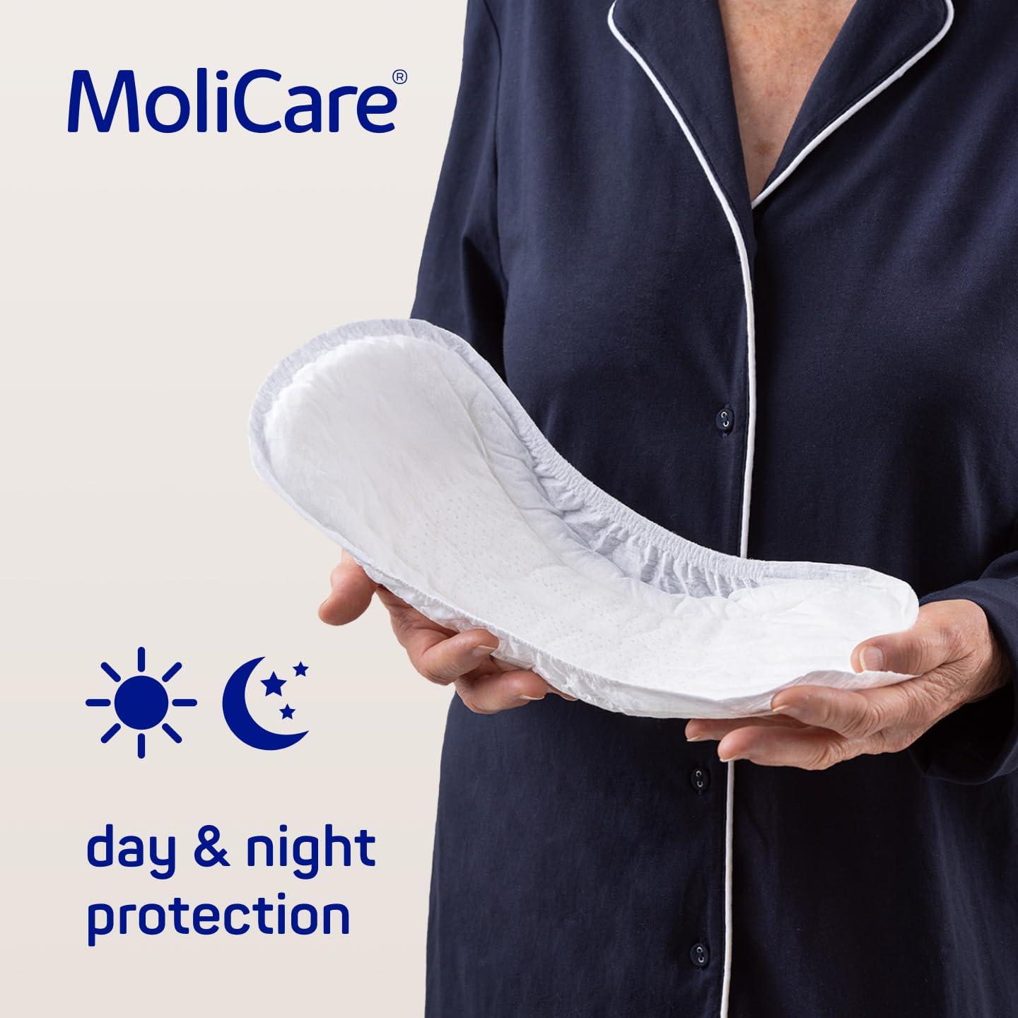 MoliCare lady Pad 5 gotas extra largas para mujeres con incontinencia moderada, protección nocturna, neutralizador de olores, protección avanzada de la piel, 168 unidades