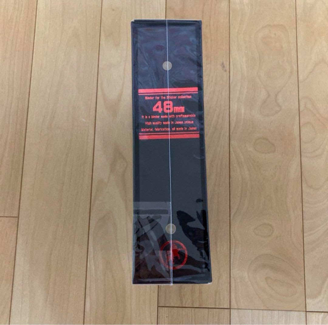 Y-DESIGN 48㎜ロゴバインダー◆A5ワイドタイプ◆クロコブラック ビックリマン