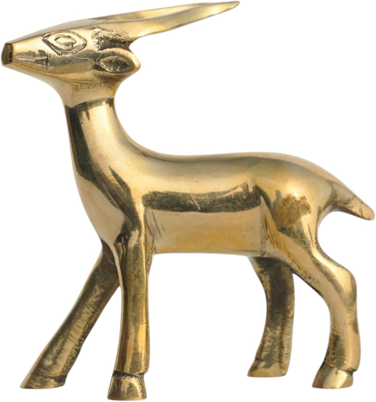 Brass Deer Statue | Weight -270 Gram Approx | Vastu Shastra & Feng Shui Remedies | Home Decor | Vastu Remedy | Pack of 1