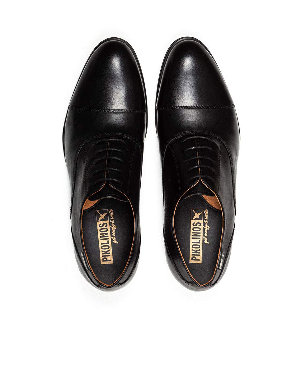 Pikolinos Bristol Zapatos Cordones Hombre | en Cuero | Plantilla Extraíble | Talla EU 39-46