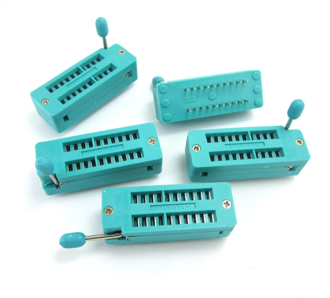 5PCS Universal 20 Pins Test Universal IC Socket ZIF20 Z0P
