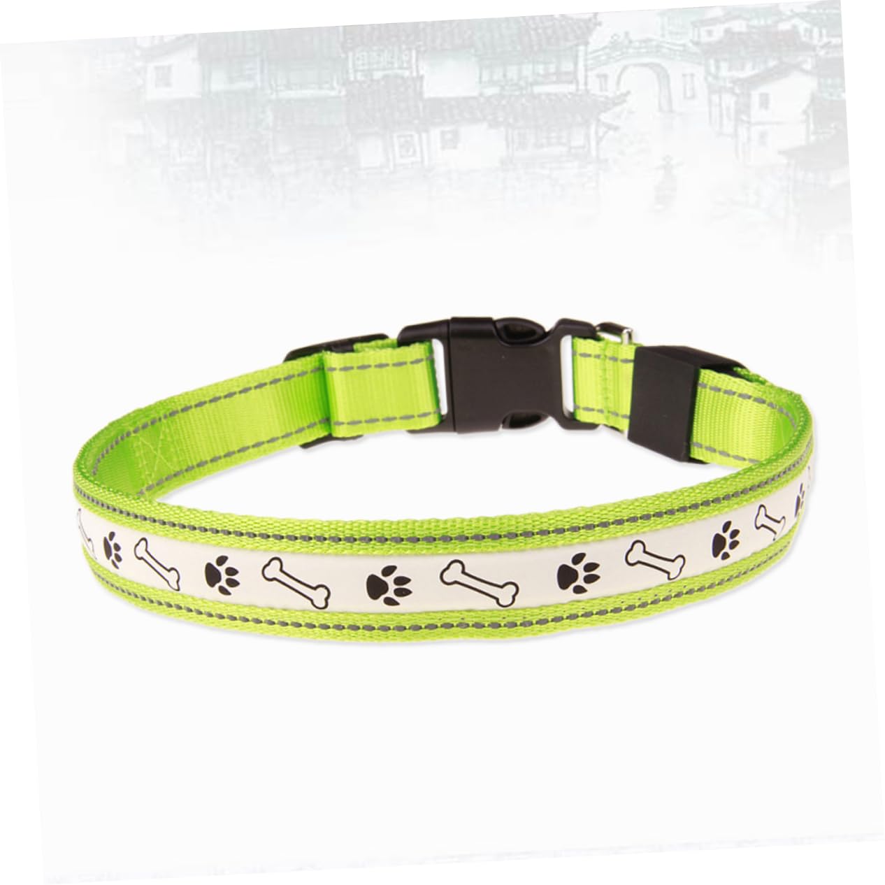 FOMIYES 3piezas Collar Led para Luz Intermitente De Seguridad para Paseos Recargable por USB Diseño De De