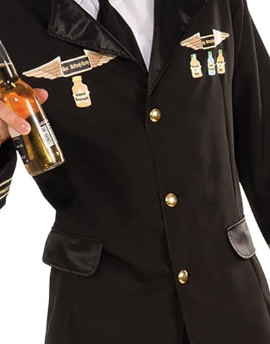 Miniatura 3 de Rubie's Costume Heroes and Hombres - Chaqueta piloto con corbata y sombrero