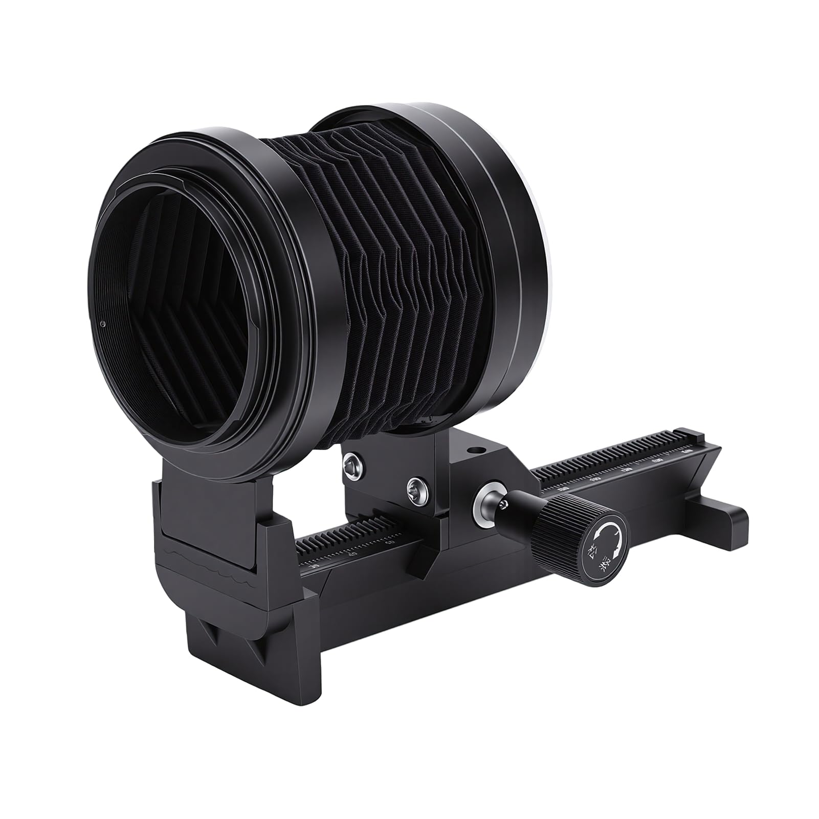 Soffietto di Estensione Macro per Fotocamera | Costruzione in Lega di Alluminio e ABS, Riprese Ravvicinate in Stile Fisarmonica, Compatibile con Configurazioni Macro SLR