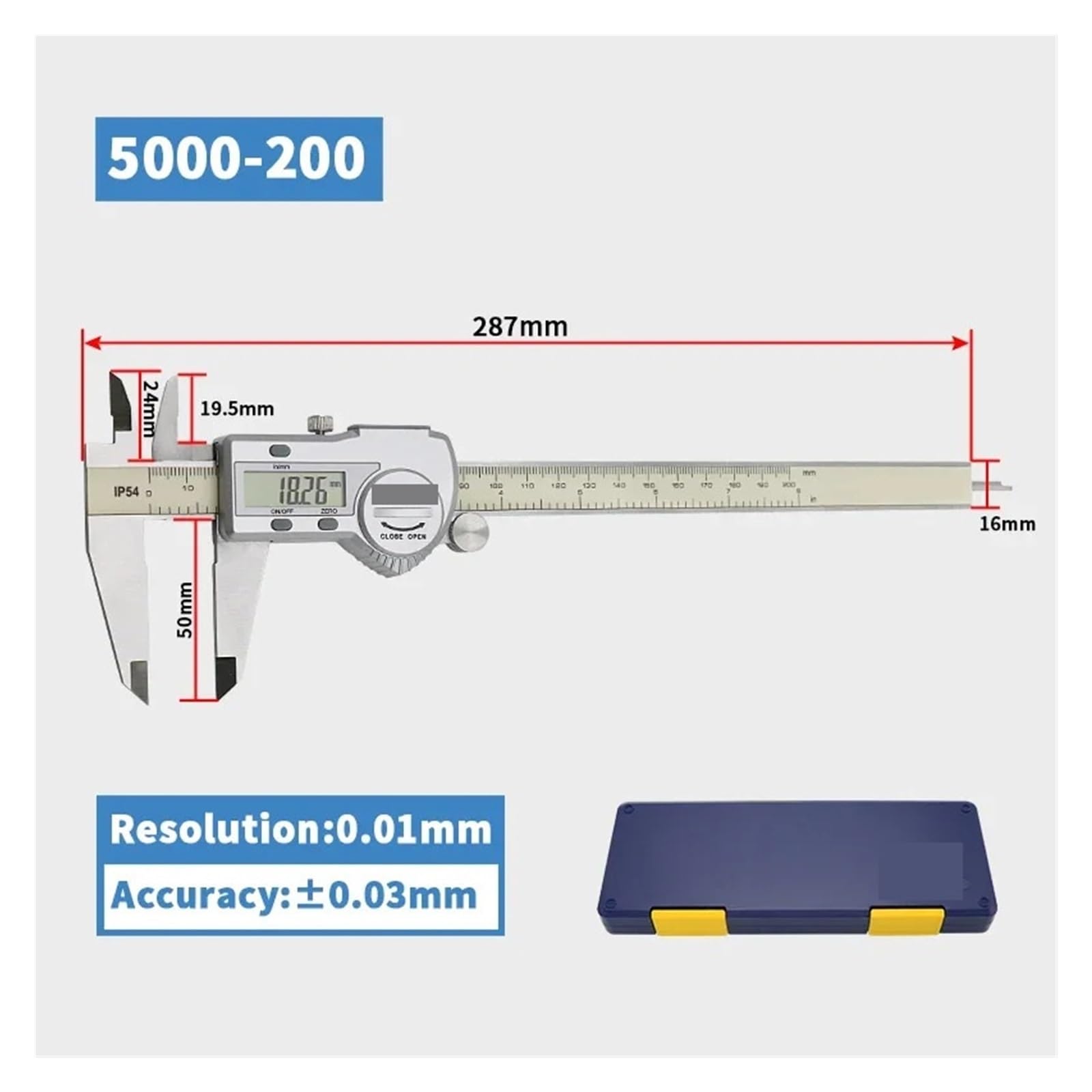 Mikrometr cyfrowy, Digital Caliper 0-150 Mm/6" Stainless Steel Vernier Gauge Micrometer Electronic(0-200mm)