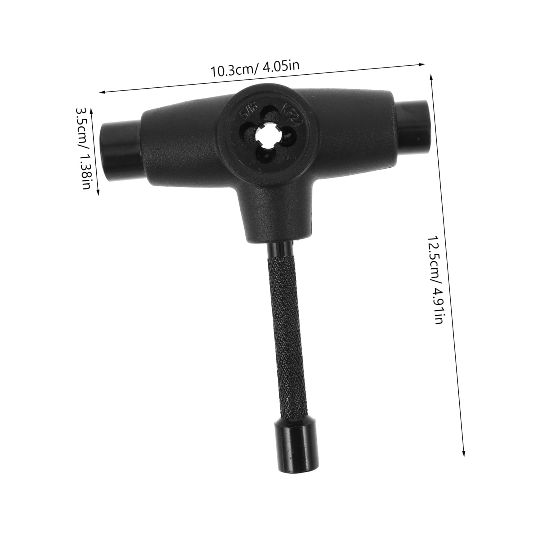 Totority Skateboard Repair Kit 9 in 1 Tool Set for Skateboard Roller Skates t Shape Wrench Screwdriver