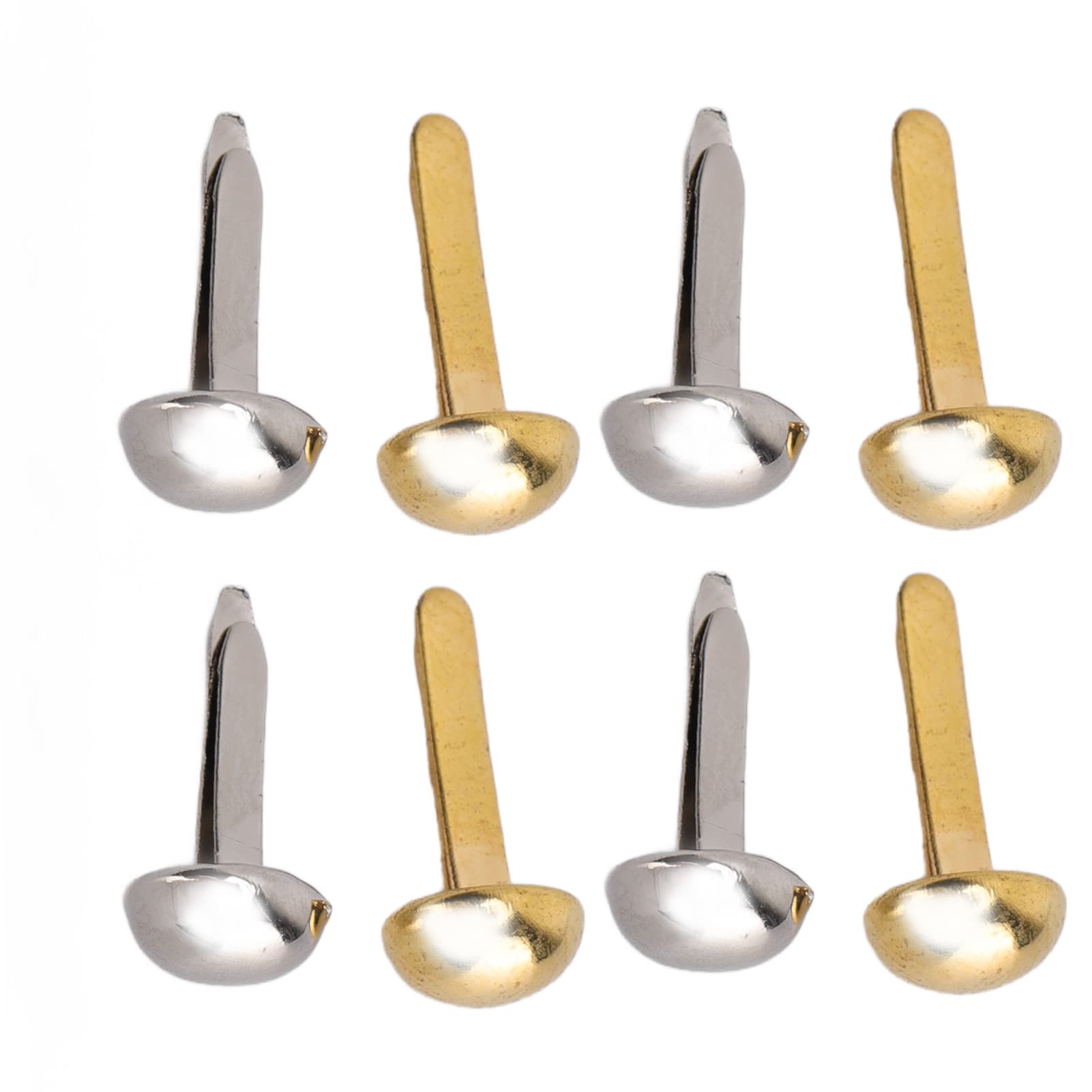 300 Fermacampioni Mini In Metallo Dorato - Per Scrapbooking, Fai Da Te E Ufficio - Foto 8