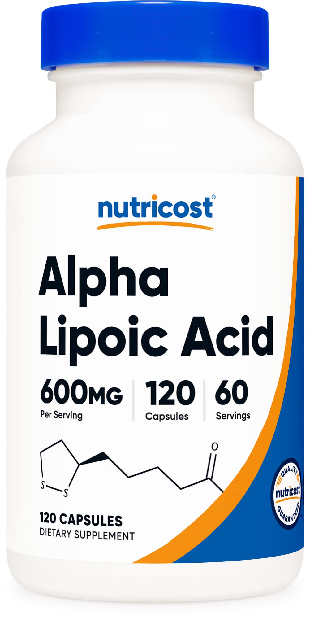 [BRSWYFT7DFYQACL2] Nutricost Alpha Lipoic Acid (600mg) 120 Capsules, 60 Servings