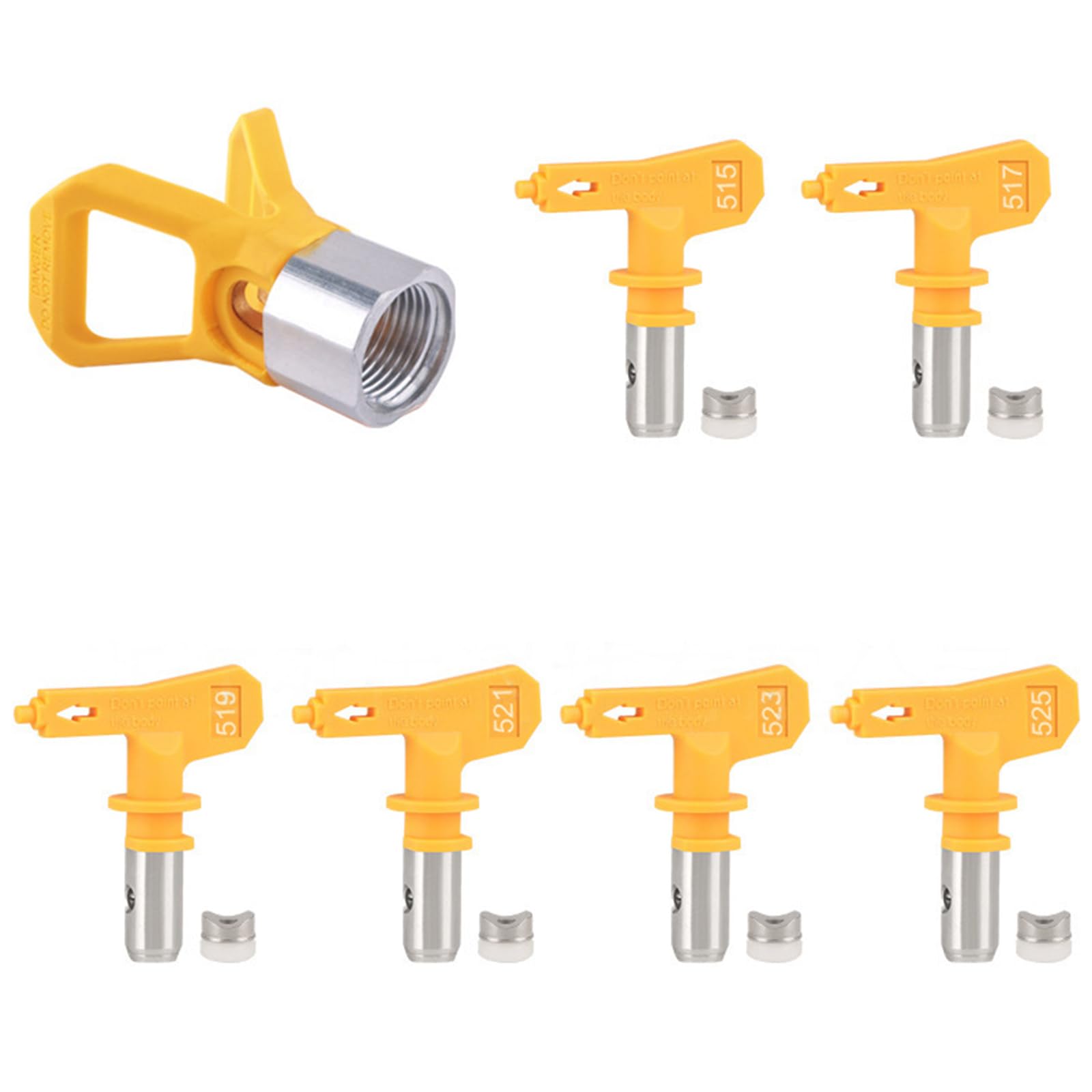 Woedpez Set B Multipurpose Airless Sprayer Repair Kits Nozzles Filter Seat Durability For Professional Painting Equipment Maintenance High Efficiency Sprayer Filter
