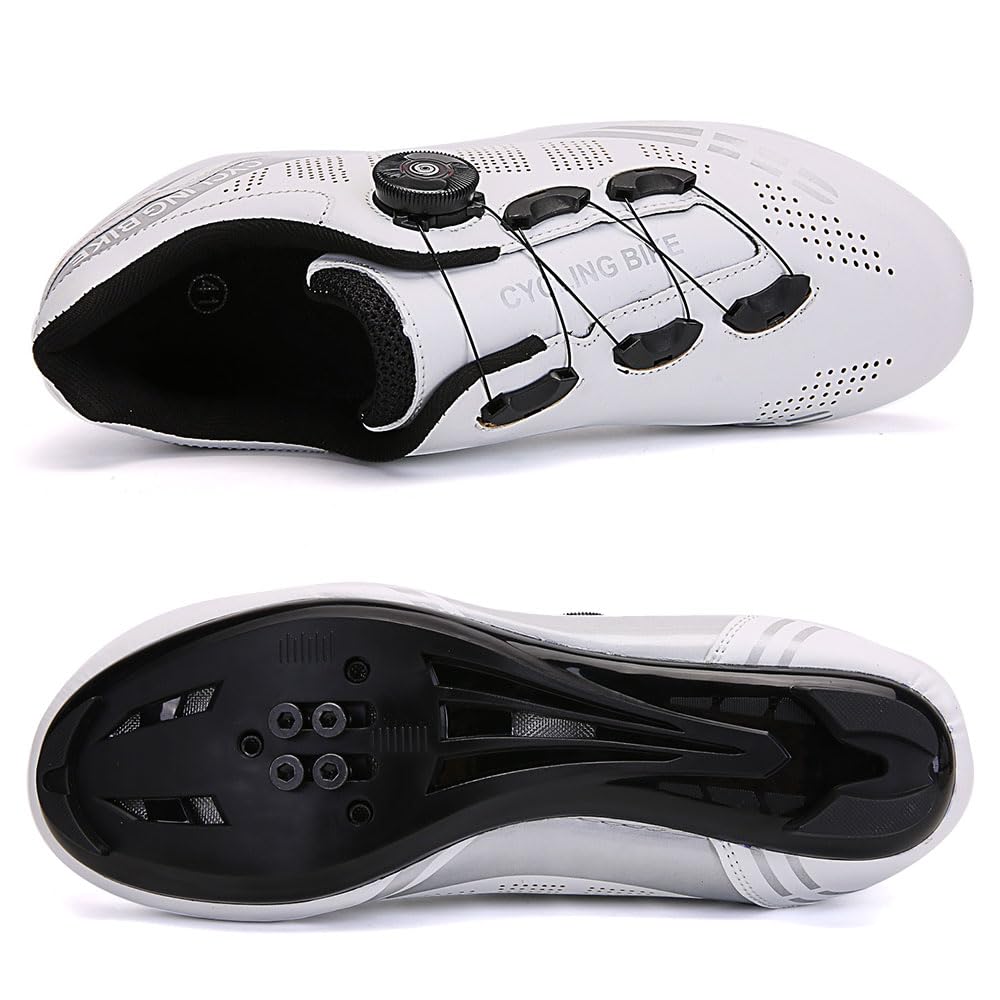 Scarpe Ciclismo Unisex Scarpe Ciclismo Strada con Blocco Pedale Scarpe MTB Uomo & Donna, Traspiranti Scarpe da Equitazione Scarpe MTB Road SPD Scarpe da Ciclismo da Bici 36-47 EU