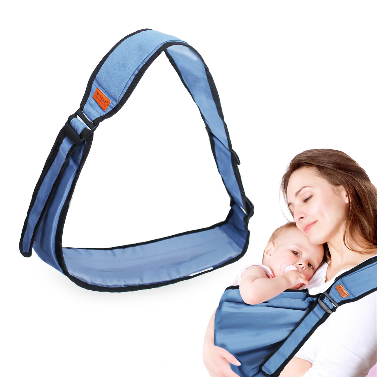 Marsupio Portabebè Regolabile - Fascia Traspirante Per Neonati Fino 20kg - Foto 12