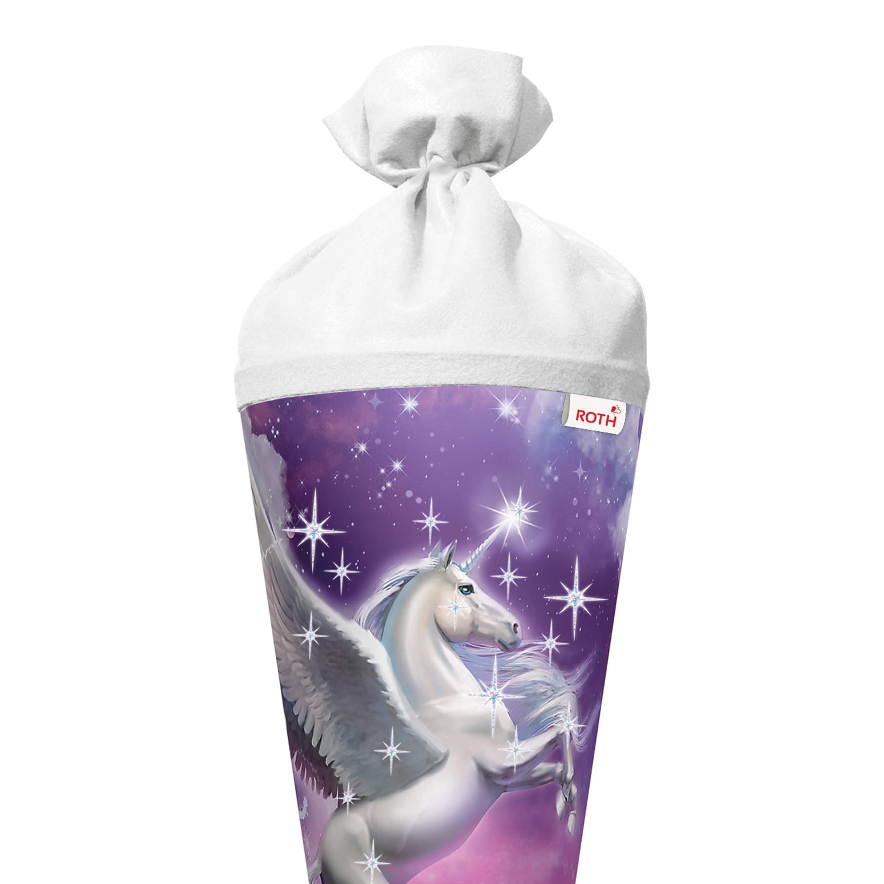 ROTH Grand sac surprise Magic Pegasus 70 cm Rond Fermeture en feutre