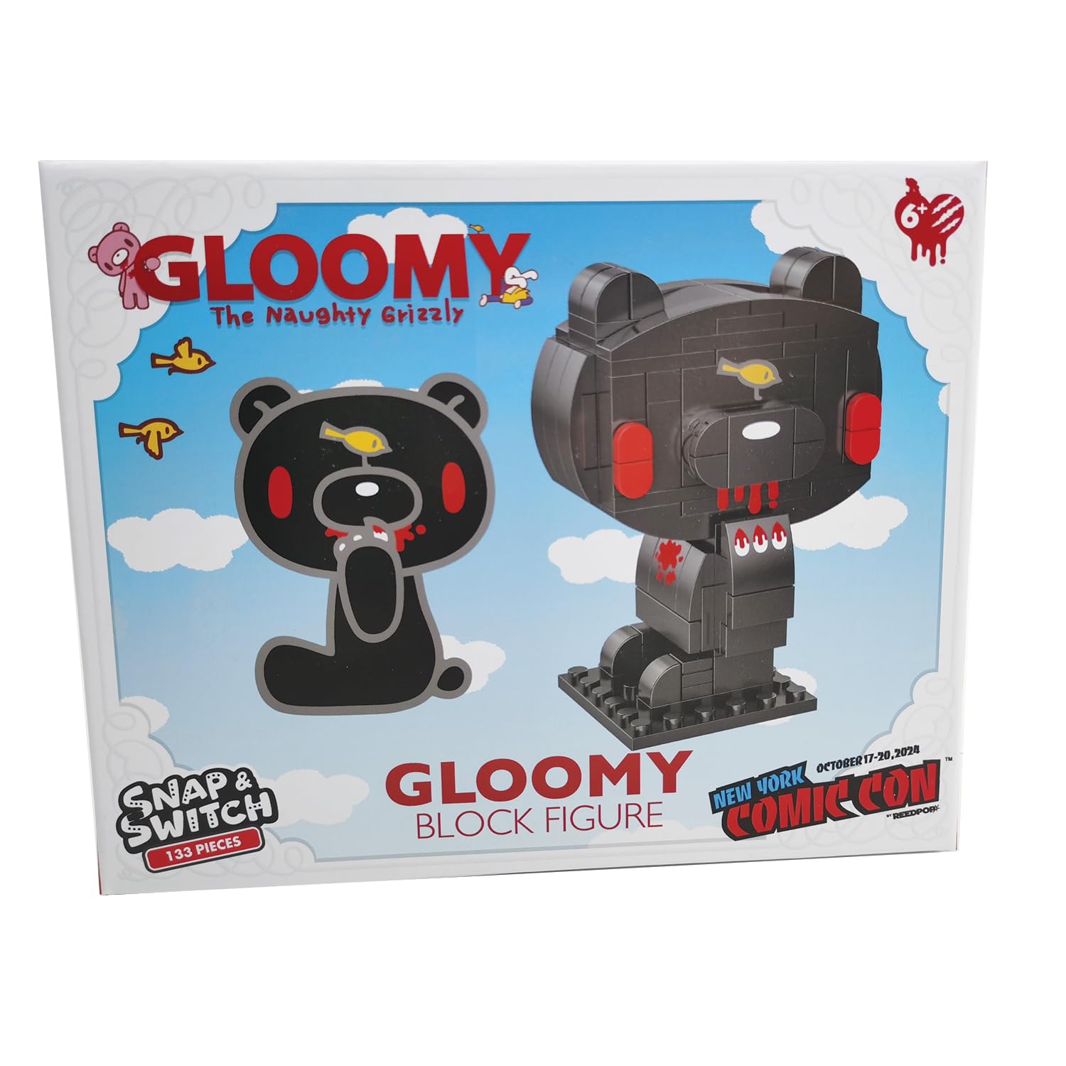 Amazon.com: Snap & Switch NYCC Exclusive All-Black Gloomy Bear