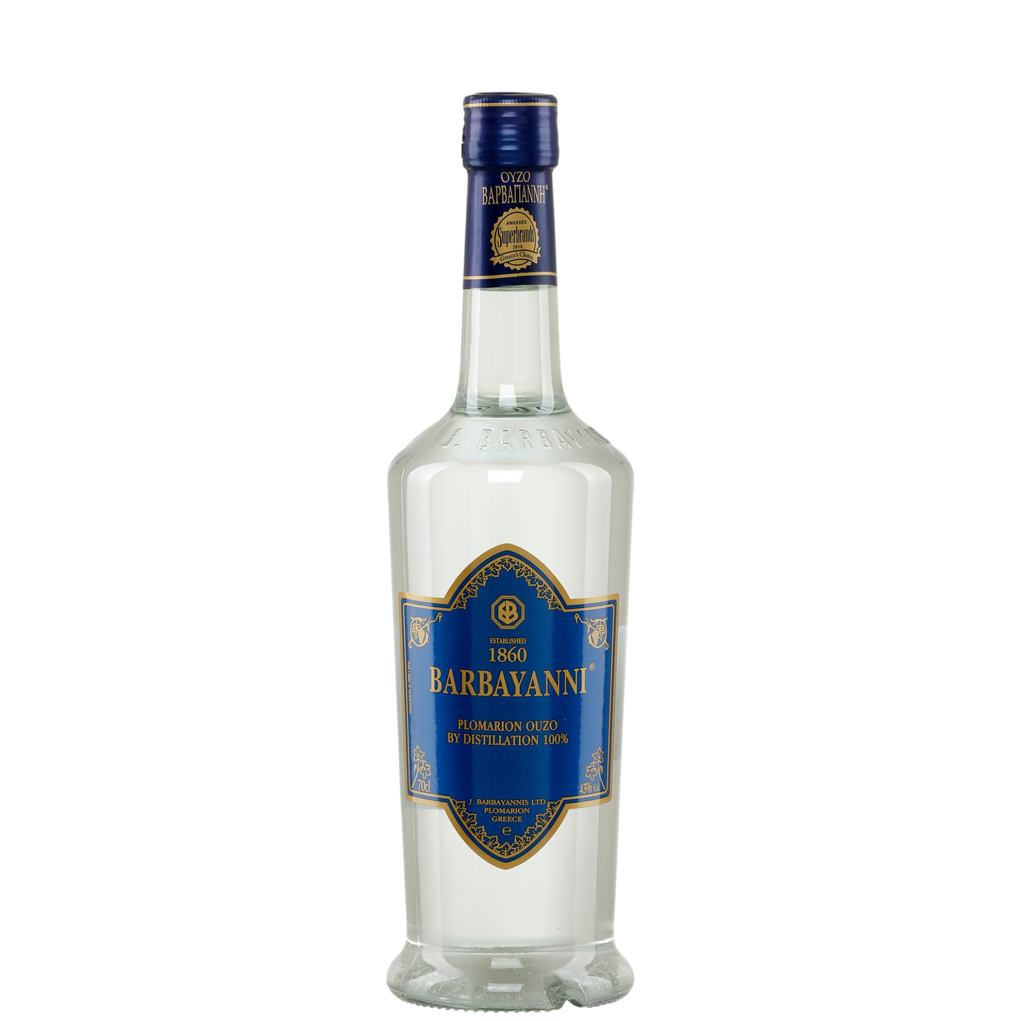 Barbayannis Ouzo blue 0,70L (43% vol.)