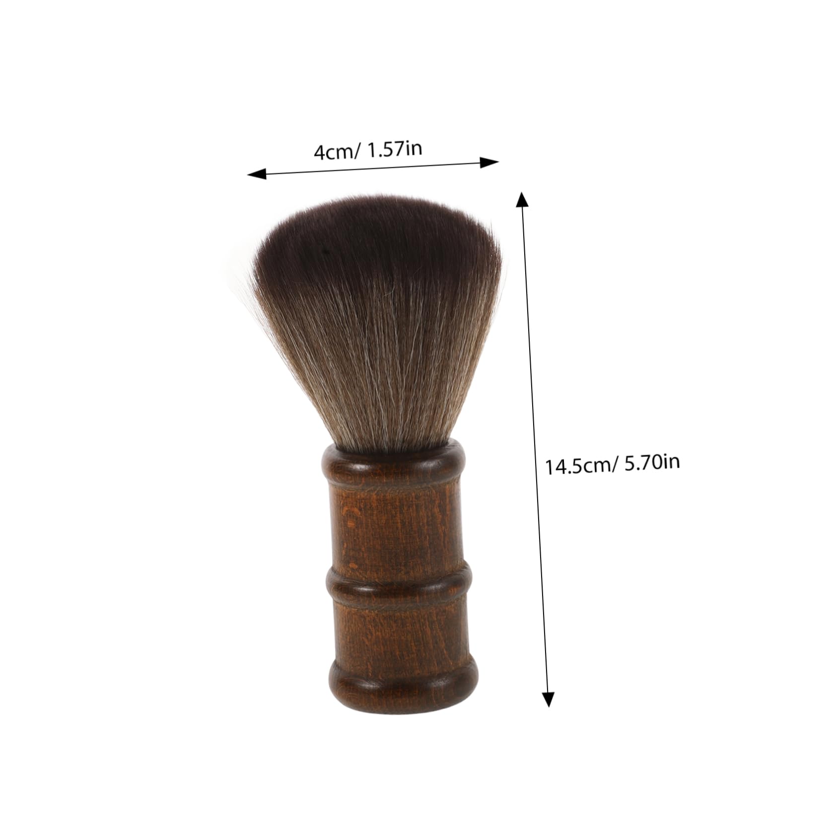 Didiseaon Men's Barber Brush Hair Salon Brush Neck Duster Bristle Hair Professional Shaving