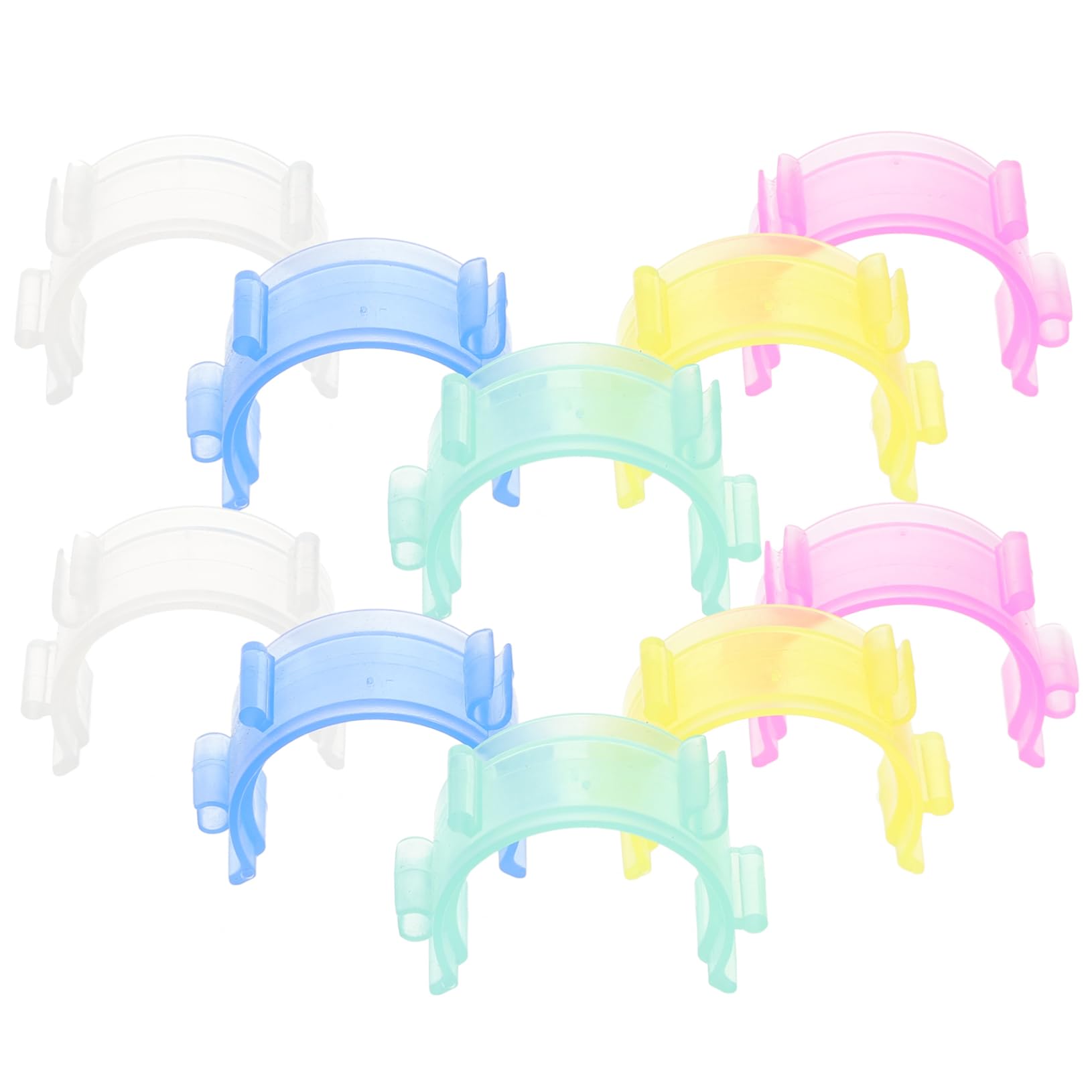 ERINGOGO 100Pcs Embroidery Bobbin Clips Sewing Tool Accessory for Quilting Thread Organization Durable Bobbin Holder Lightweight Practical for Home Sewing