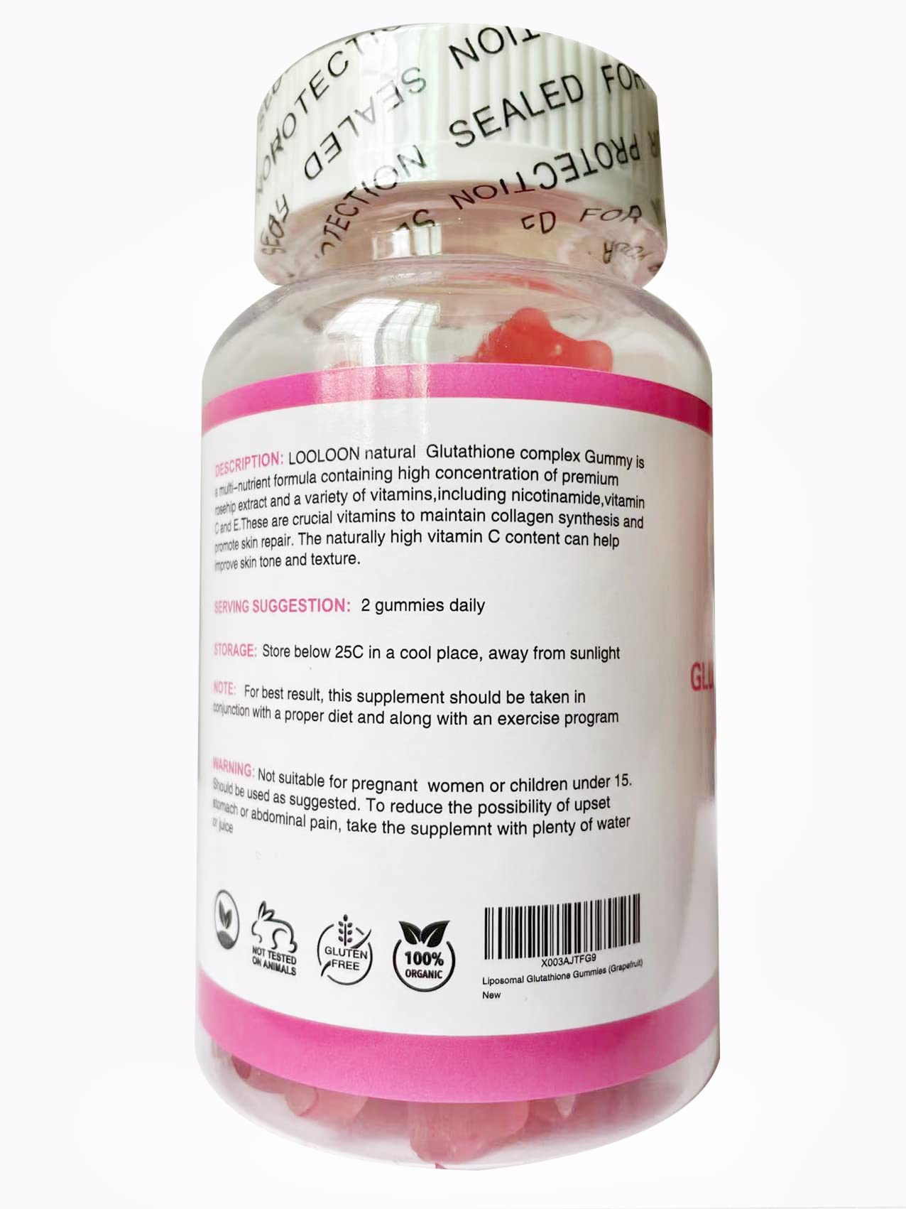liposomal glutathione gummies Cymbiotika - Citrus Vanilla Liposomal Glutathione