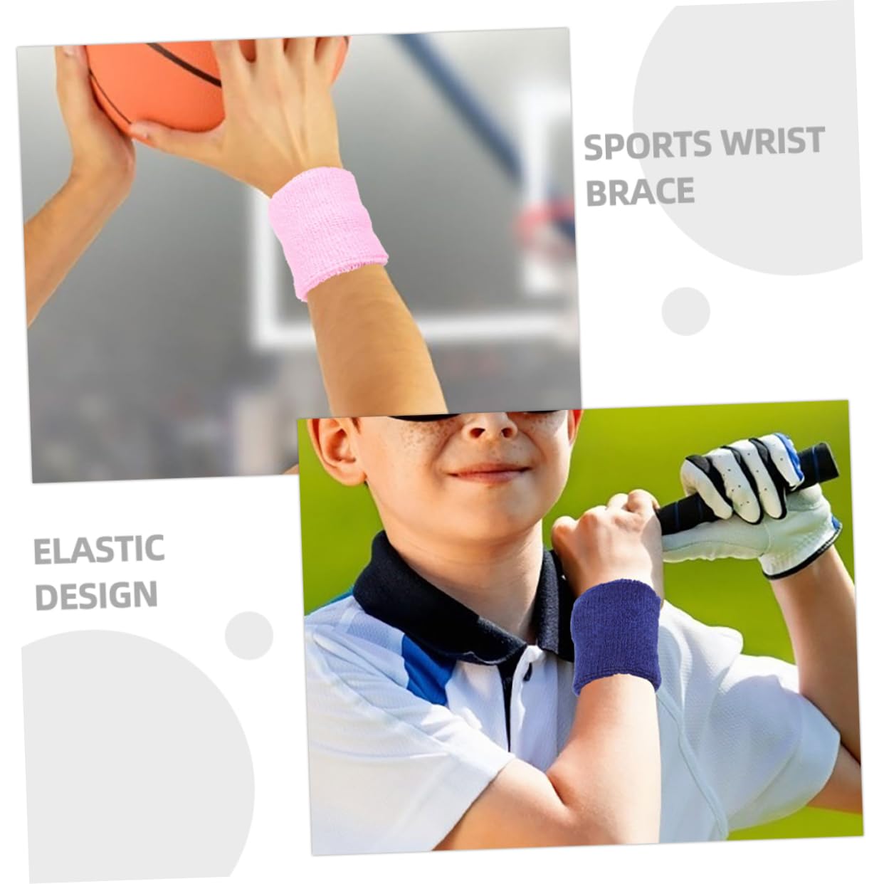Piezas Pulsera para Niños Soporte De Muñeca Elástico Pulseras Deportivas Muñequeras Deportivas Muñequeras De Entrenamiento Deportivo Muñequeras Banda para El Sudor Correa De