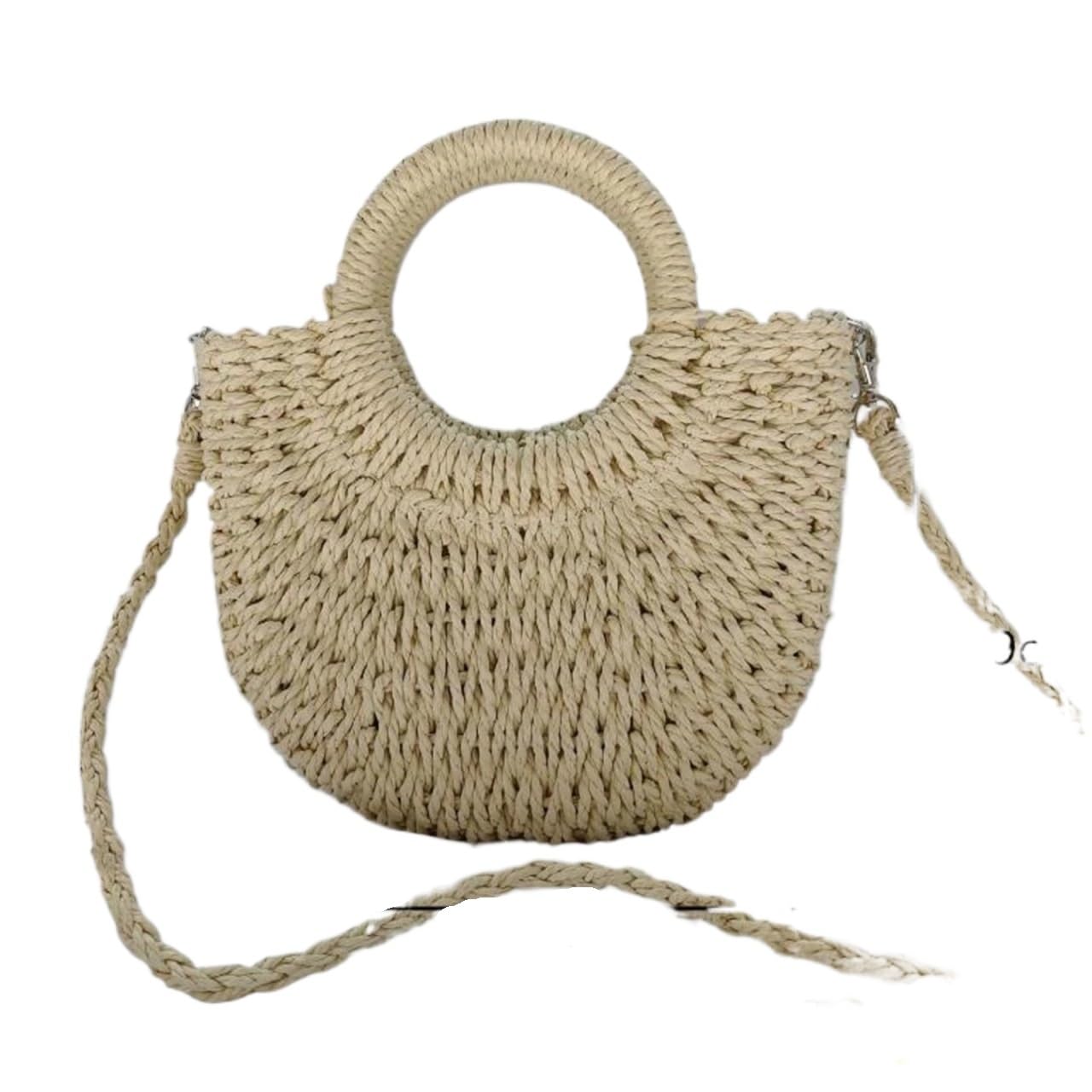 Bolso de playa tejido paja